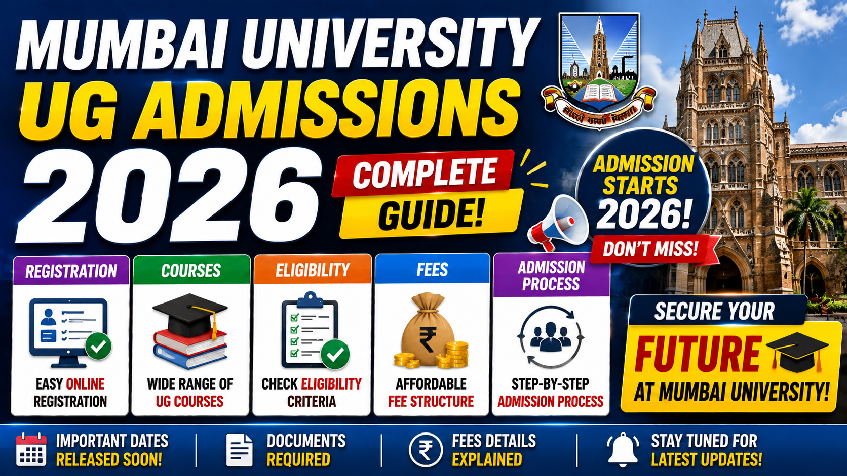Mumbai University UG admissions