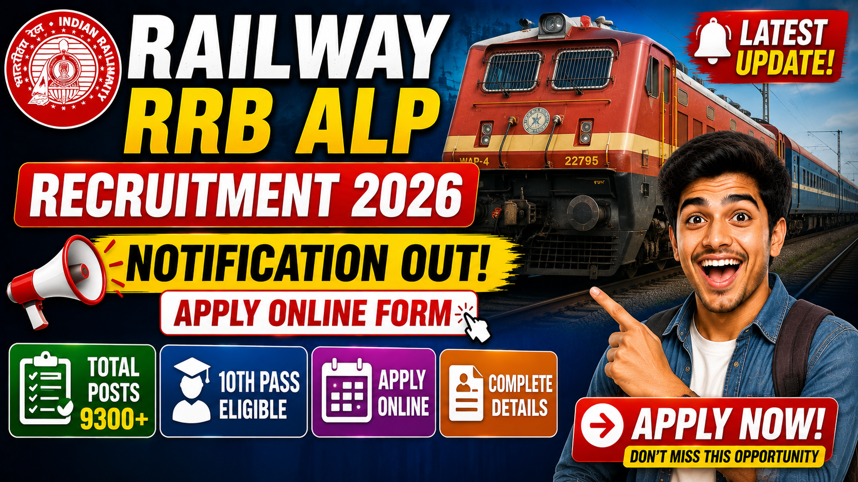 Railway RRB ALP Recruitment