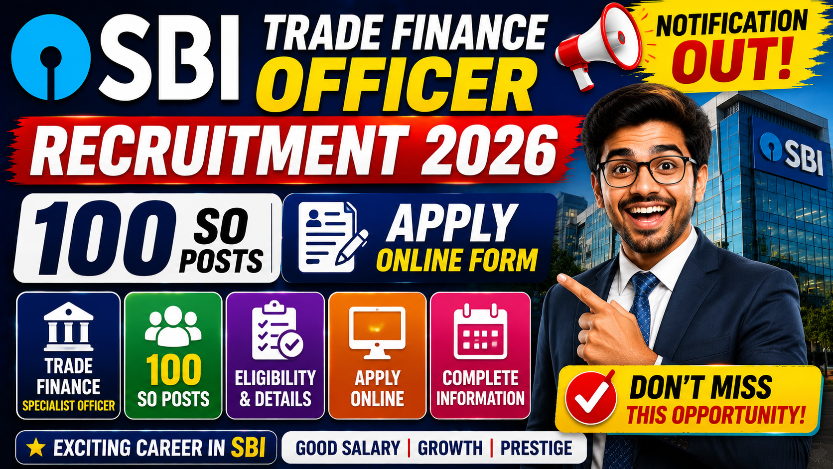 SBI Trade Finance Officer Recruitment 2026
