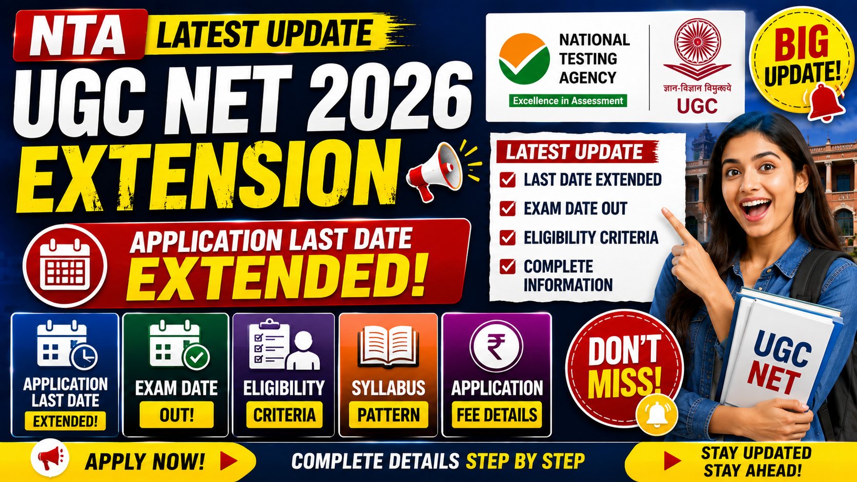NTA Extension UGC NET
