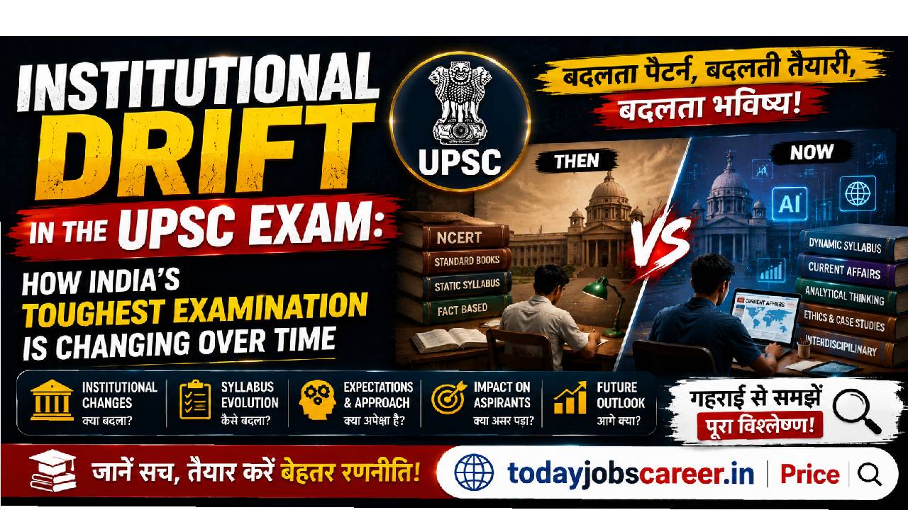 Institutional Drift in UPSC Exam