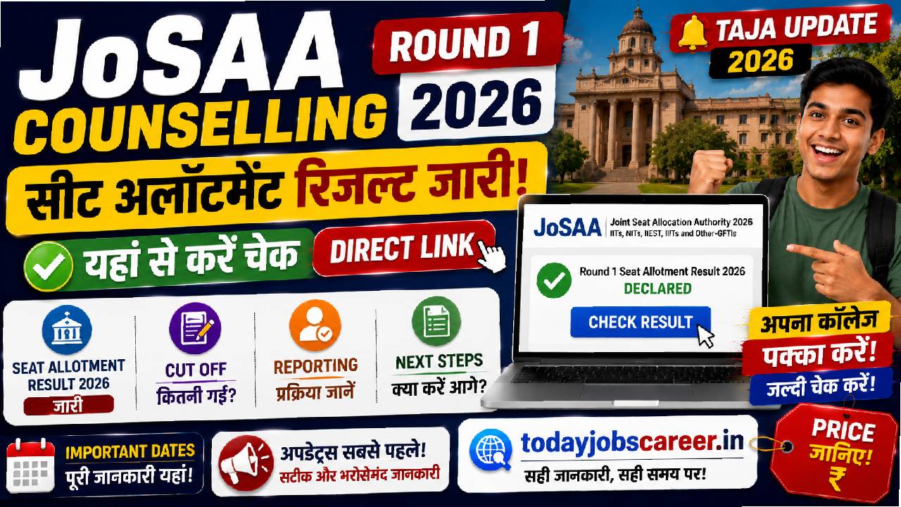 JoSAA Result 2026