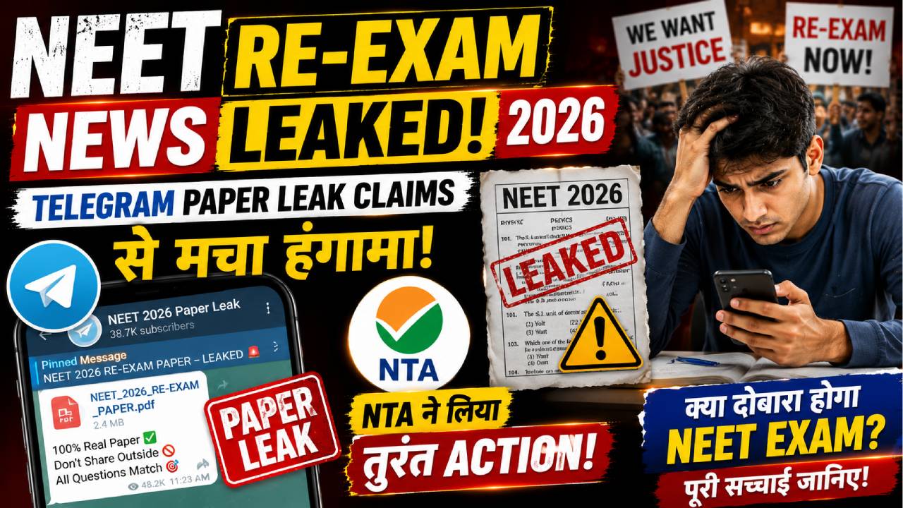 NEET RE-EXAM NEWS LEAKED 2026