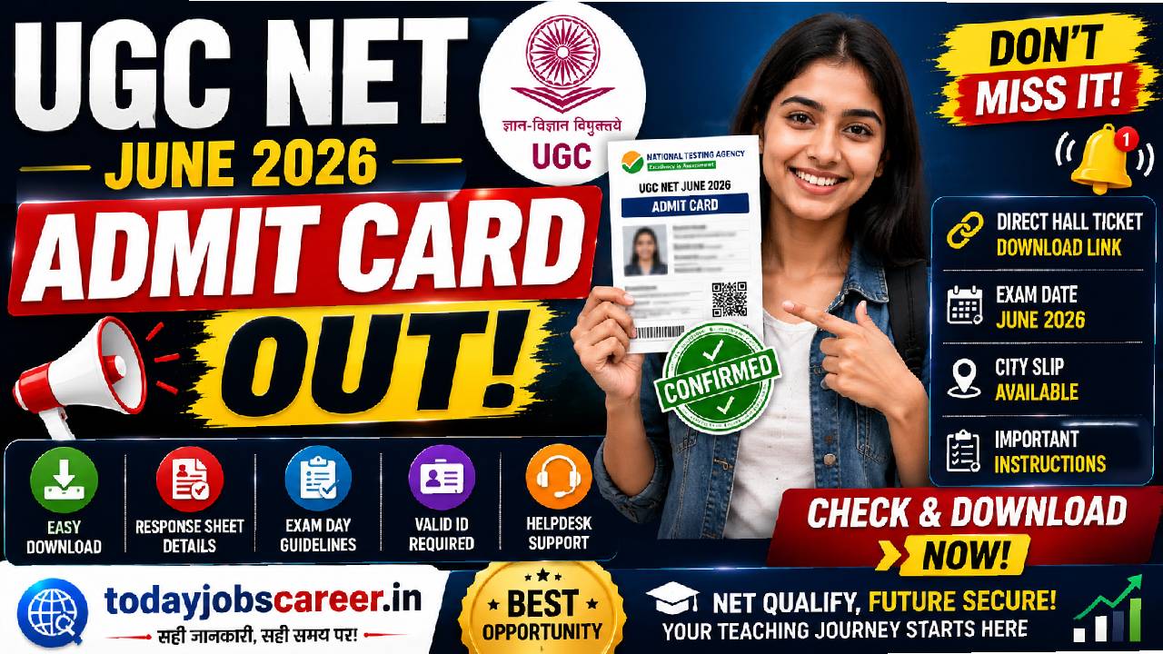 UGC NET June 2026 Admit Card OUT