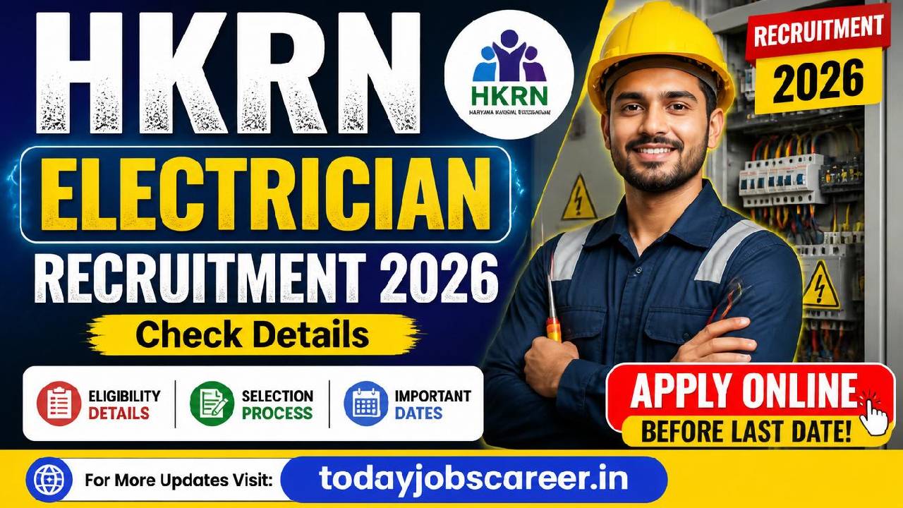 HKRN Electrician Recruitment 2026