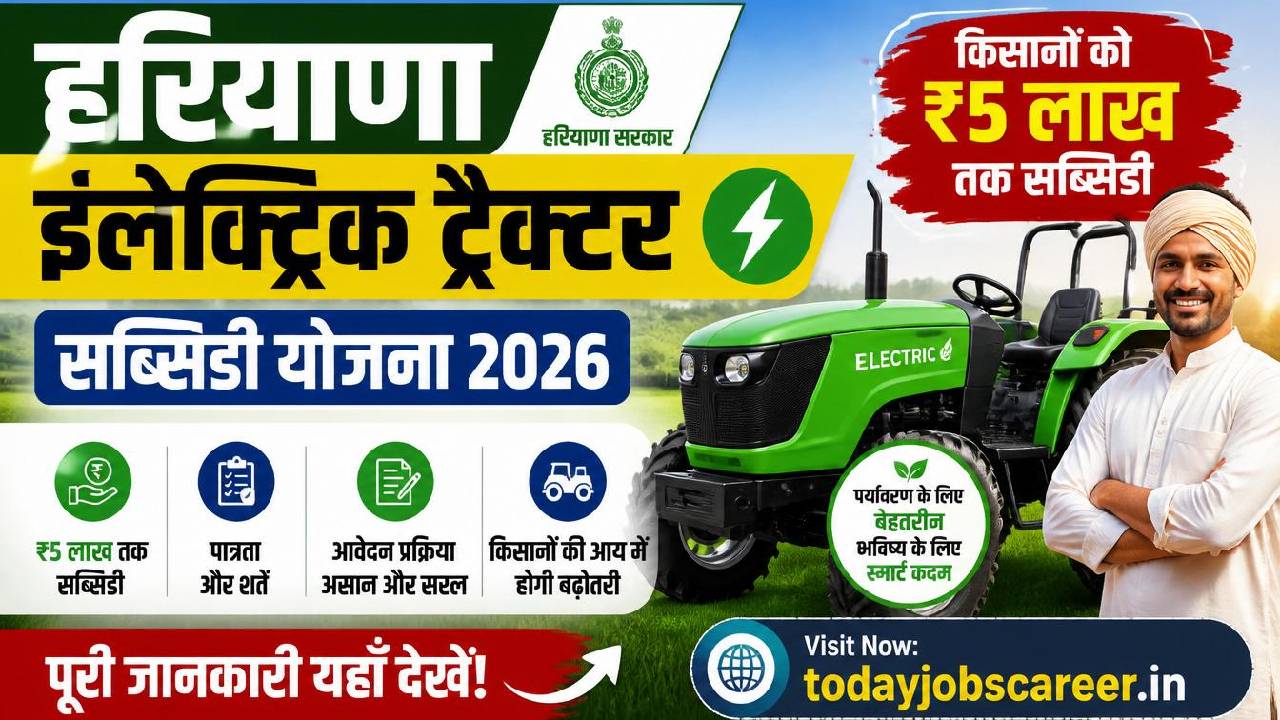 Haryana Electric Tractor Subsidy Scheme 2026