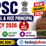 UPSC Principal & Vice Principal Vacancy 2026